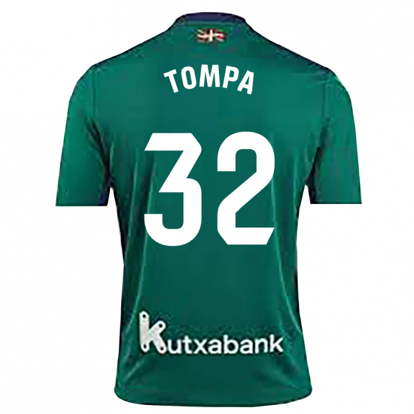 Danxen Kobiety Ákos Tompa #32 Granatowo Zielony Koszulka Bramkarska 2025/26