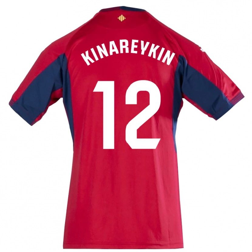 Danxen Kobiety Yakiv Kinareykin #12 Królewsko Niebieski Czerwony Koszulka Bramkarska 2025/26