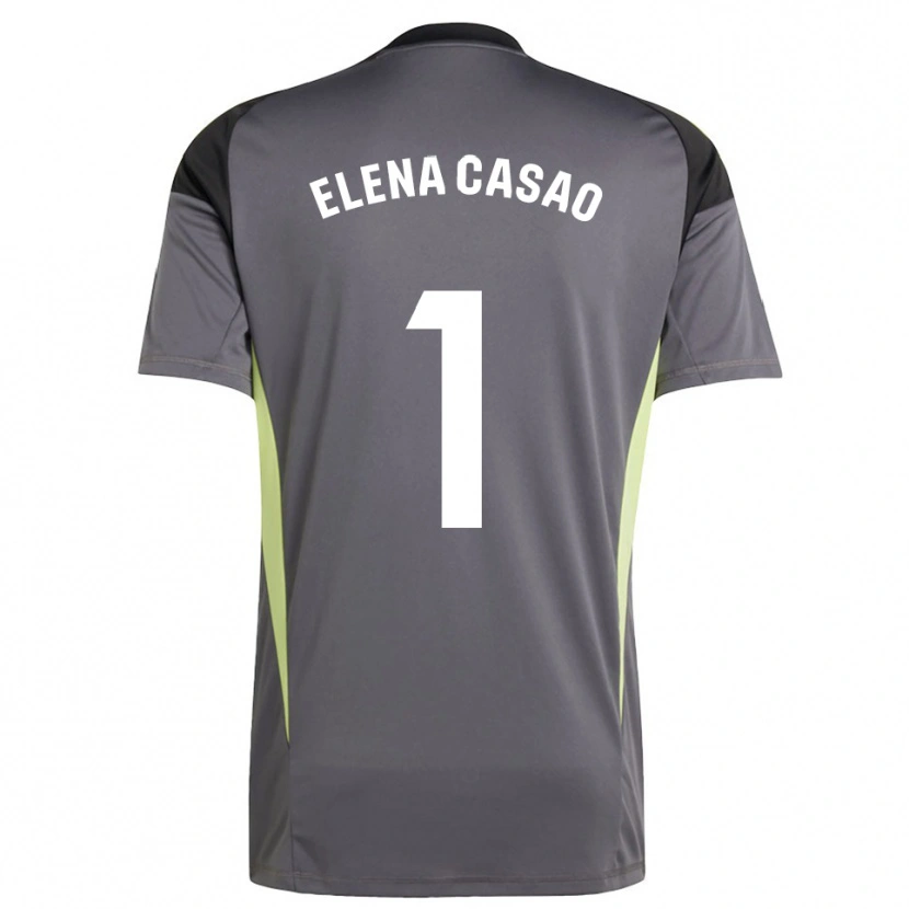 Danxen Kobiety Elena Casao López #1 Ciemno Szaro Czarny Koszulka Bramkarska 2025/26