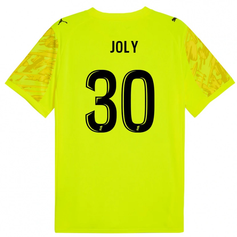 Danxen Kobiety Blandine Joly #30 Fluorescencyjnie Zielono Czarny Koszulka Bramkarska 2025/26
