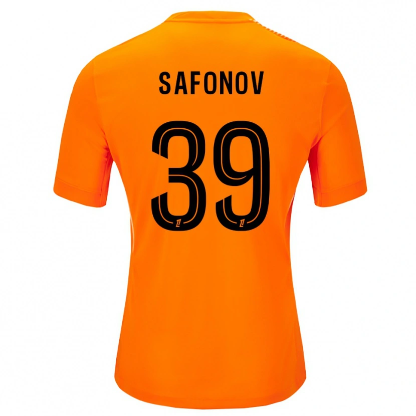 Danxen Kobiety Matvey Safonov #39 Pomarańczowo Czarny Koszulka Bramkarska 2025/26