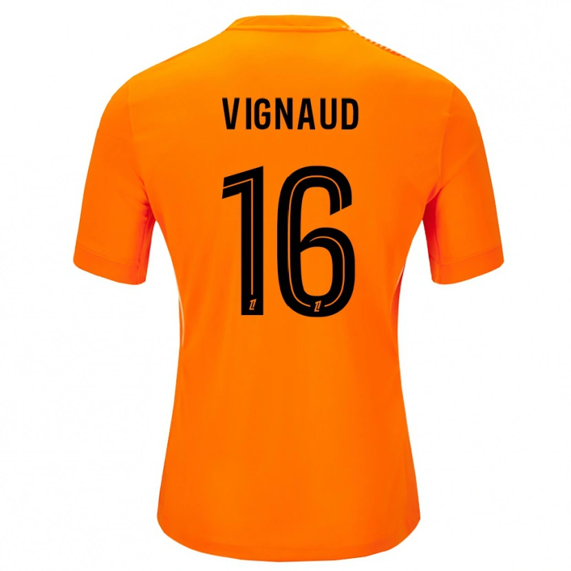 Danxen Kobiety Arthur Vignaud #16 Pomarańczowo Czarny Koszulka Bramkarska 2025/26