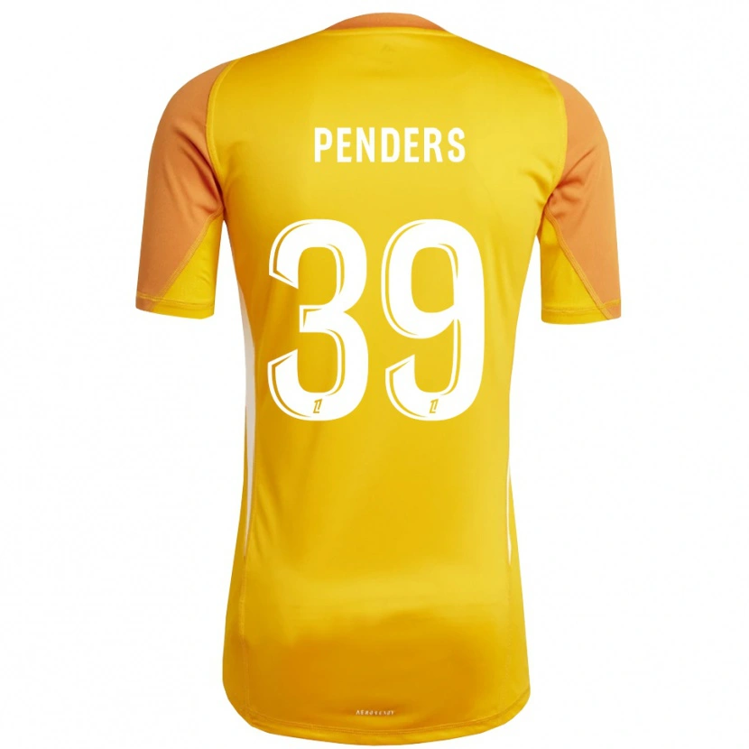 Danxen Kobiety Mike Penders #39 Pomarańczowo Biały Koszulka Bramkarska 2025/26