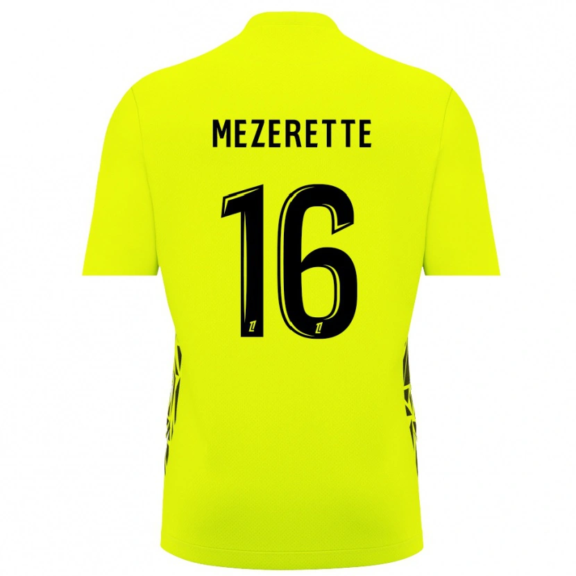 Danxen Kobiety Louis Mezerette #16 Fluorescencyjna Zieleń Koszulka Bramkarska 2025/26