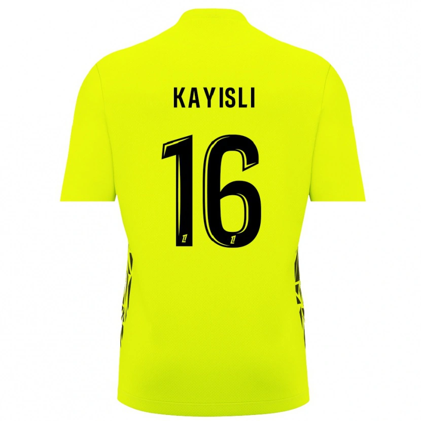 Danxen Kobiety Mehmet Kayisli #16 Fluorescencyjna Zieleń Koszulka Bramkarska 2025/26