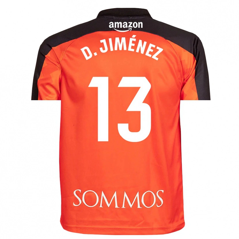 Danxen Kobiety Dani Jiménez #13 Pomarańczowo Czarny Koszulka Bramkarska 2025/26