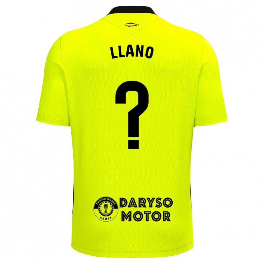Danxen Kobiety Guillermo Llano #0 Żółto Zielono Czarny Koszulka Bramkarska 2025/26