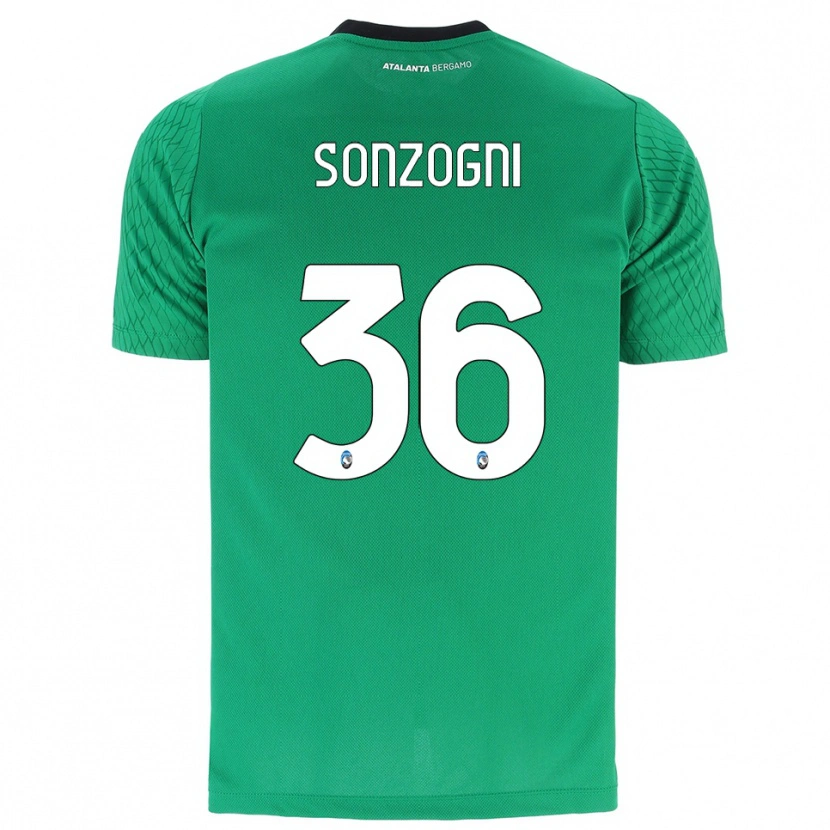 Danxen Kobiety Mattia Sonzogni #36 Szmaragdowy Zielony Koszulka Bramkarska 2025/26