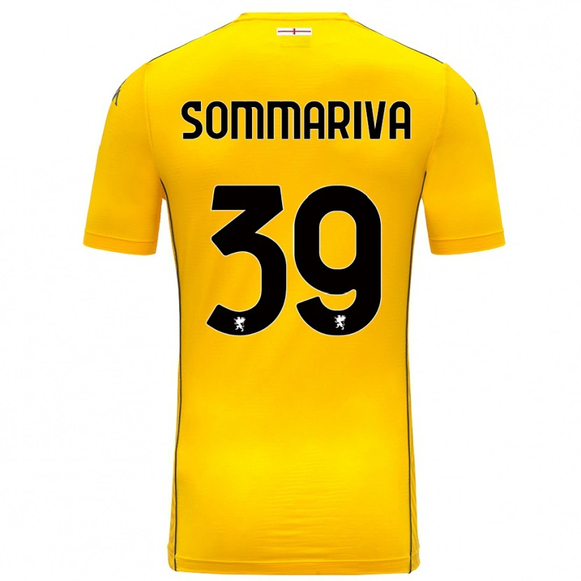 Danxen Kobiety Daniele Sommariva #39 Ciemnożółty Czarny Koszulka Bramkarska 2025/26