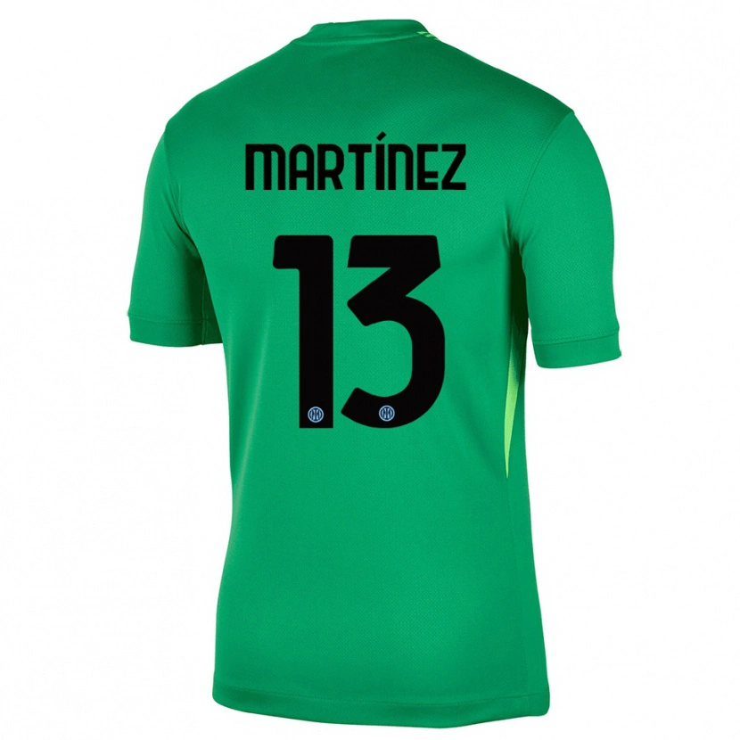 Danxen Kobiety Josep Martínez #13 Jasnozielony Czarny Koszulka Bramkarska 2025/26