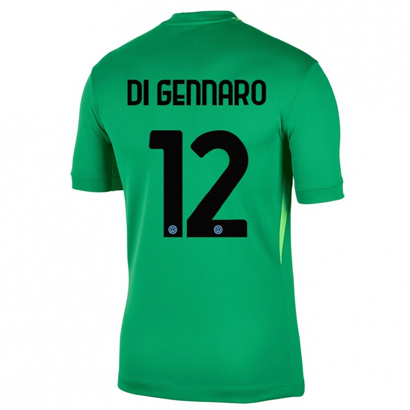 Danxen Kobiety Raffaele Di Gennaro #12 Jasnozielony Czarny Koszulka Bramkarska 2025/26