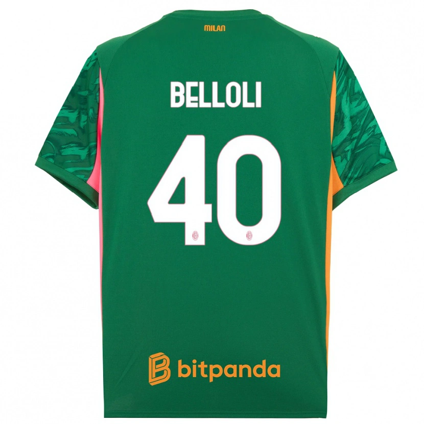 Danxen Kobiety Sofia Belloli #40 Zielony Pomarańczowy Różowy Koszulka Bramkarska 2025/26