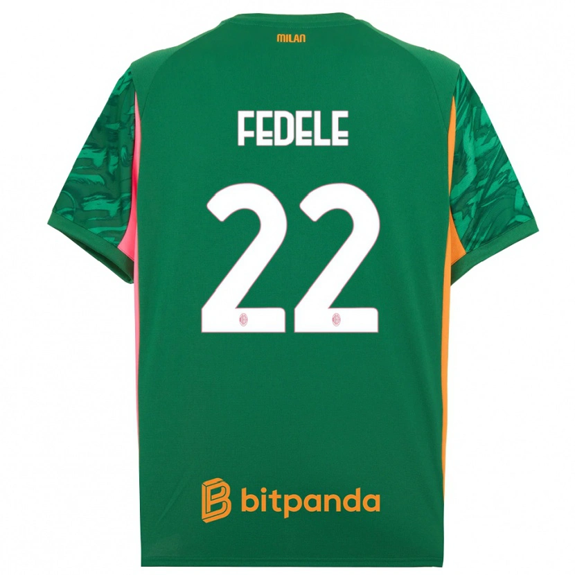 Danxen Kobiety Noemi Fedele #22 Zielony Pomarańczowy Różowy Koszulka Bramkarska 2025/26
