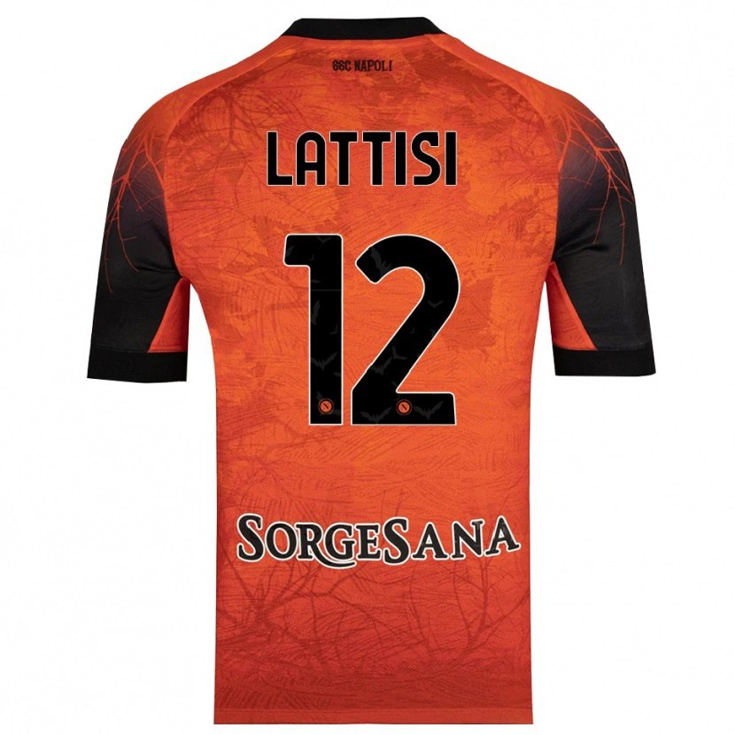 Danxen Kobiety Francesco Lattisi #12 Pomarańczowy Czerwony Czarny Koszulka Bramkarska 2025/26