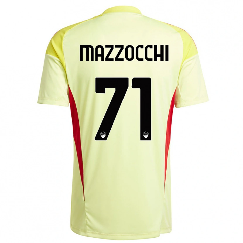 Danxen Kobiety Giulia Mazzocchi #71 Jasnożółty Pomarańczowy Koszulka Bramkarska 2025/26