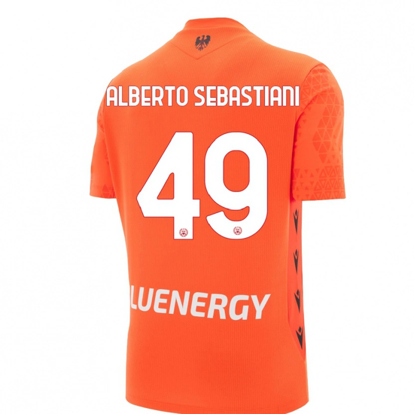 Danxen Kobiety José Alberto Sebastiani #49 Pomarańczowy Czerwony Czarny Koszulka Bramkarska 2025/26