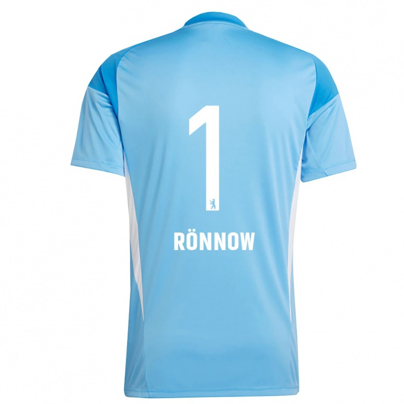 Danxen Kobiety Frederik Rönnow #1 Niebieski Czarny Koszulka Bramkarska 2025/26