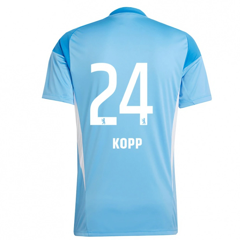 Danxen Kobiety Marvin Kopp #24 Niebieski Czarny Koszulka Bramkarska 2025/26