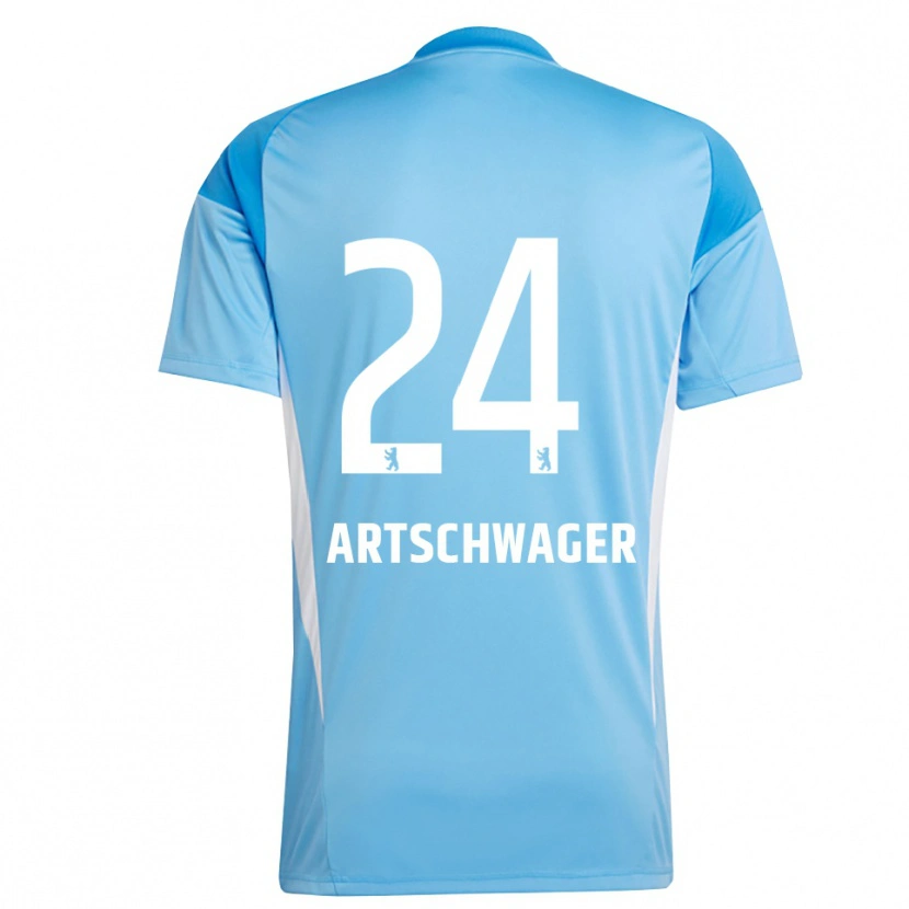 Danxen Kobiety Finn Artschwager #24 Niebieski Czarny Koszulka Bramkarska 2025/26