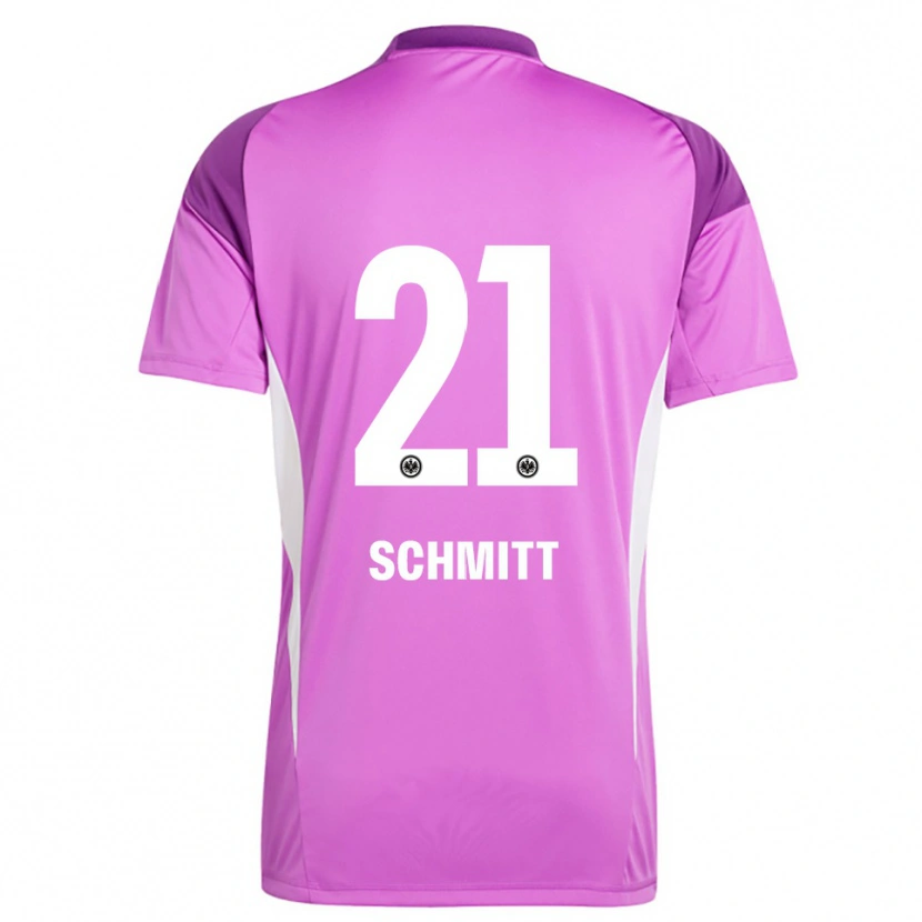 Danxen Kobiety Joshua Schmitt #21 Liliowy Biały Koszulka Bramkarska 2025/26