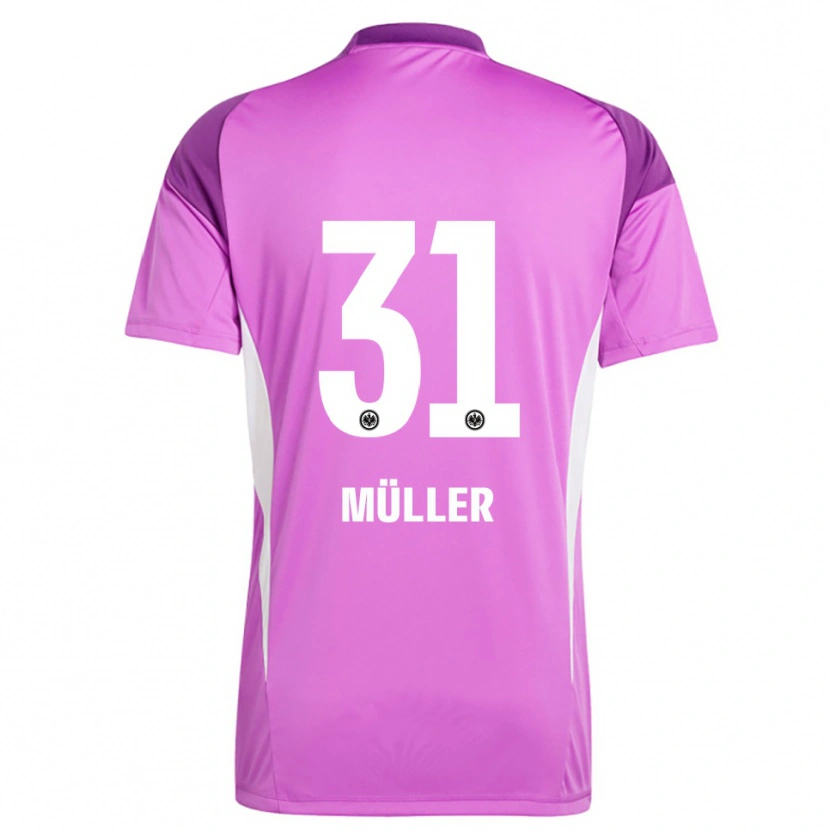 Danxen Kobiety Laurin Müller #31 Liliowy Biały Koszulka Bramkarska 2025/26