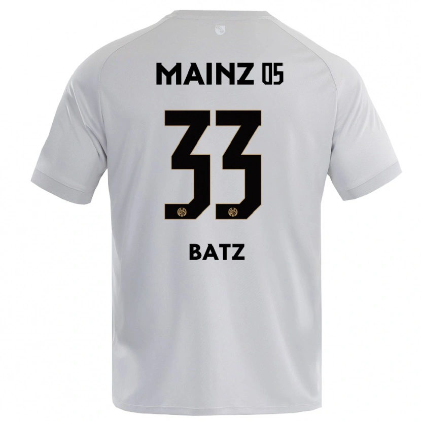 Danxen Kobiety Daniel Batz #33 Jasnoszary Niebieski Koszulka Bramkarska 2025/26