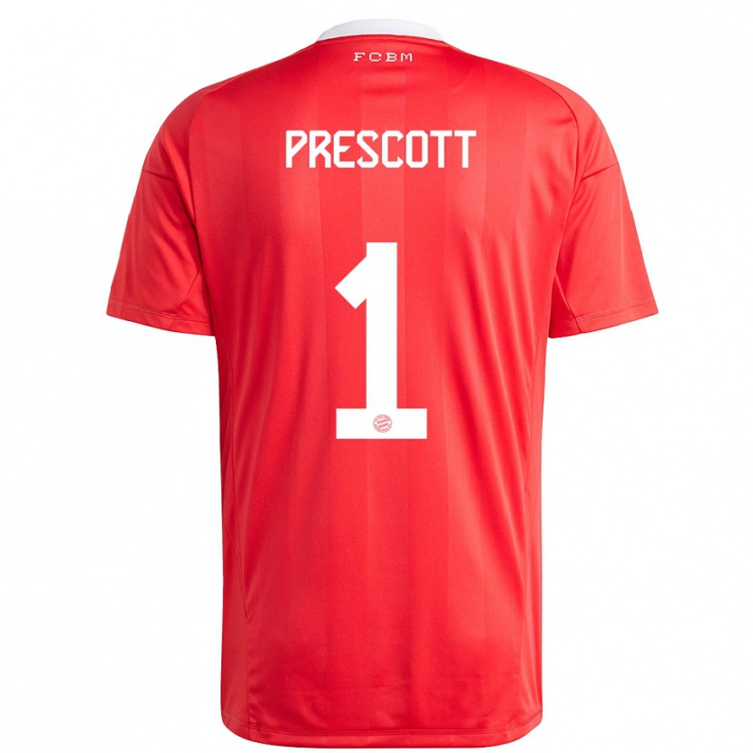 Danxen Kobiety Leonard Prescott #1 Czerwony Biały Koszulka Bramkarska 2025/26
