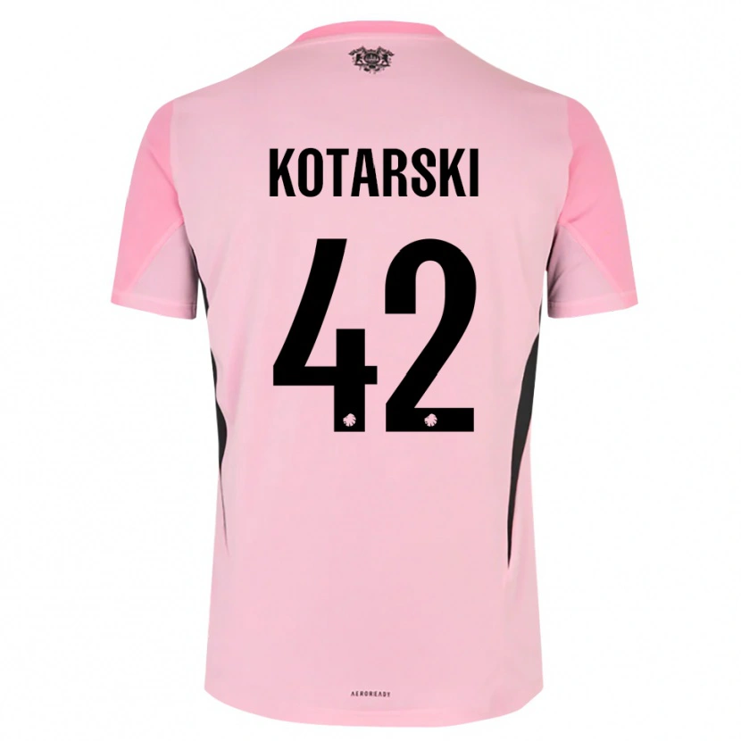 Danxen Kobiety Dominik Kotarski #42 Różowy Czarny Koszulka Bramkarska 2025/26