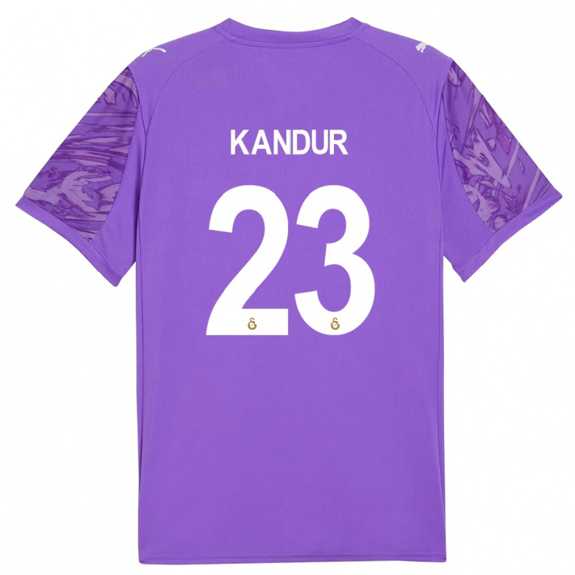 Danxen Kobiety Müge Kandur #23 Fioletowy Biały Koszulka Bramkarska 2025/26