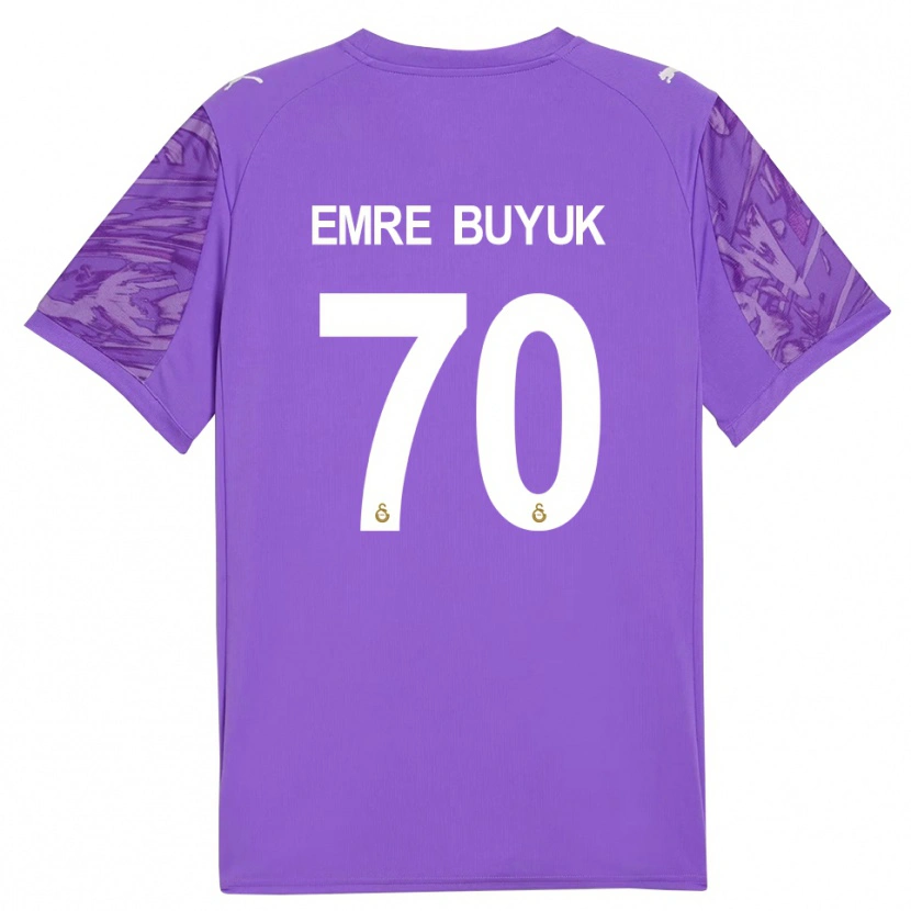 Danxen Kobiety Enes Emre Büyük #70 Fioletowy Biały Koszulka Bramkarska 2025/26