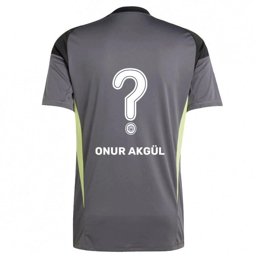 Danxen Kobiety Rüzgar Onur Akgül #0 Ciemnoszary Czarny Koszulka Bramkarska 2025/26