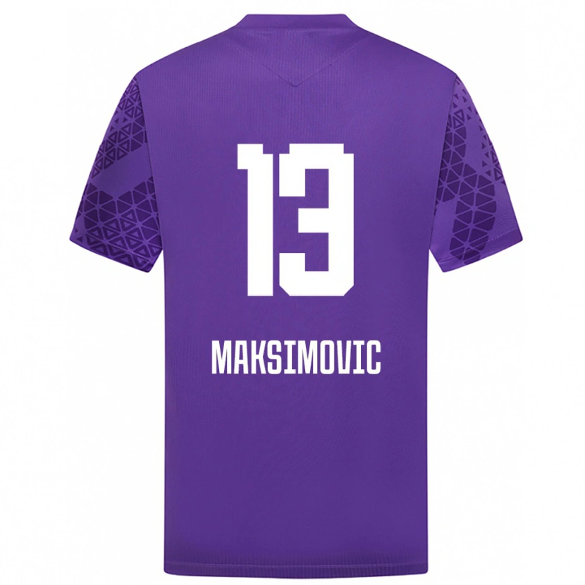 Danxen Kobiety Filip Maksimovic #13 Indygo Biały Koszulka Bramkarska 2025/26