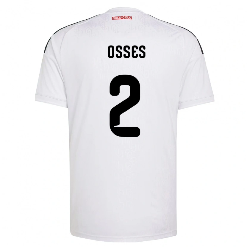Danxen Dzieci Martina Osses #2 Biały Czarny Domowa Koszulka 2026/27 Koszulki Klubowe