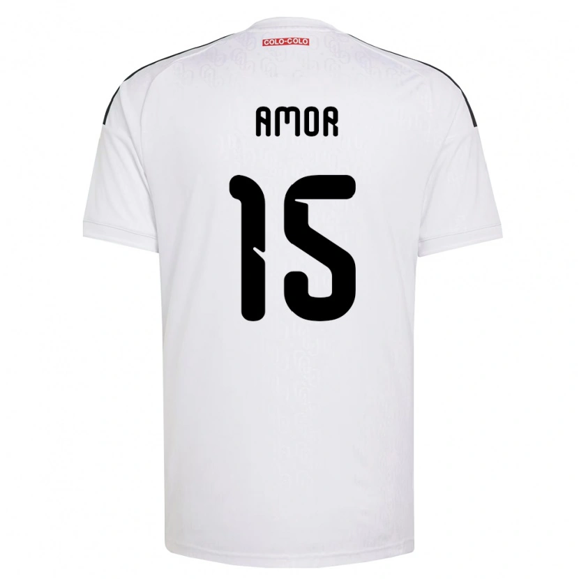 Danxen Dzieci Emiliano Amor #15 Biały Czarny Domowa Koszulka 2026/27 Koszulki Klubowe