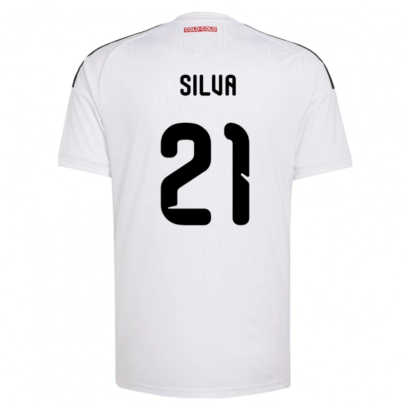 Danxen Dzieci Agustin Silva #21 Biały Czarny Domowa Koszulka 2026/27 Koszulki Klubowe