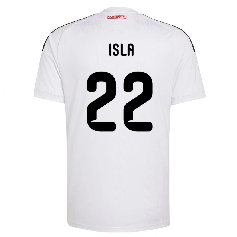Danxen Dzieci Mauricio Isla #22 Biały Czarny Domowa Koszulka 2026/27 Koszulki Klubowe
