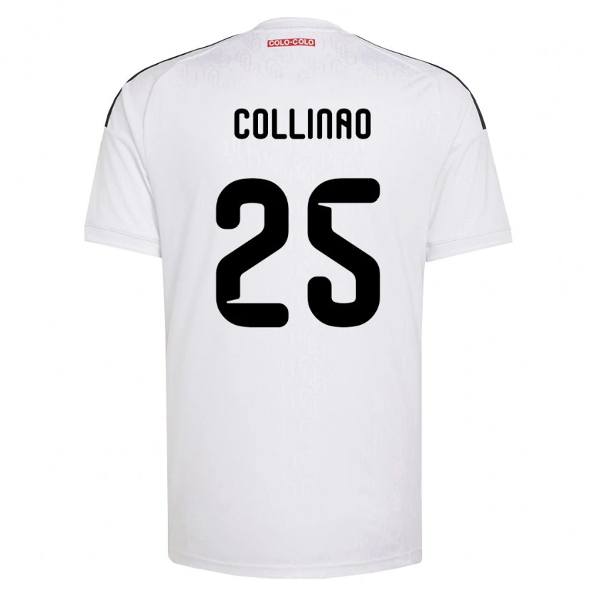 Danxen Dzieci Margarita Collinao #25 Biały Czarny Domowa Koszulka 2026/27 Koszulki Klubowe
