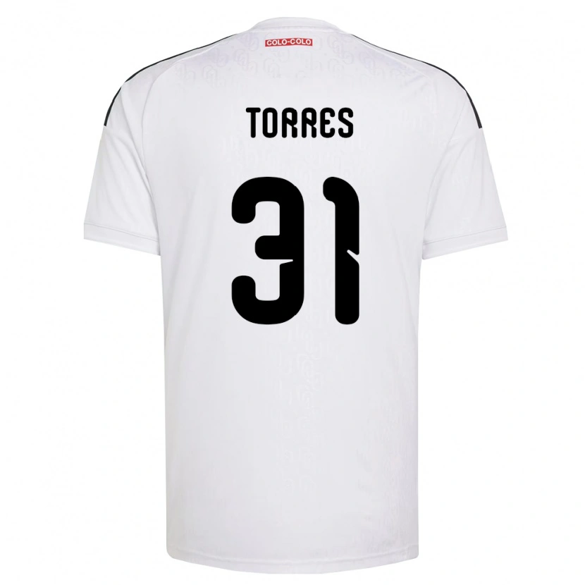 Danxen Dzieci Bruno Torres #31 Biały Czarny Domowa Koszulka 2026/27 Koszulki Klubowe