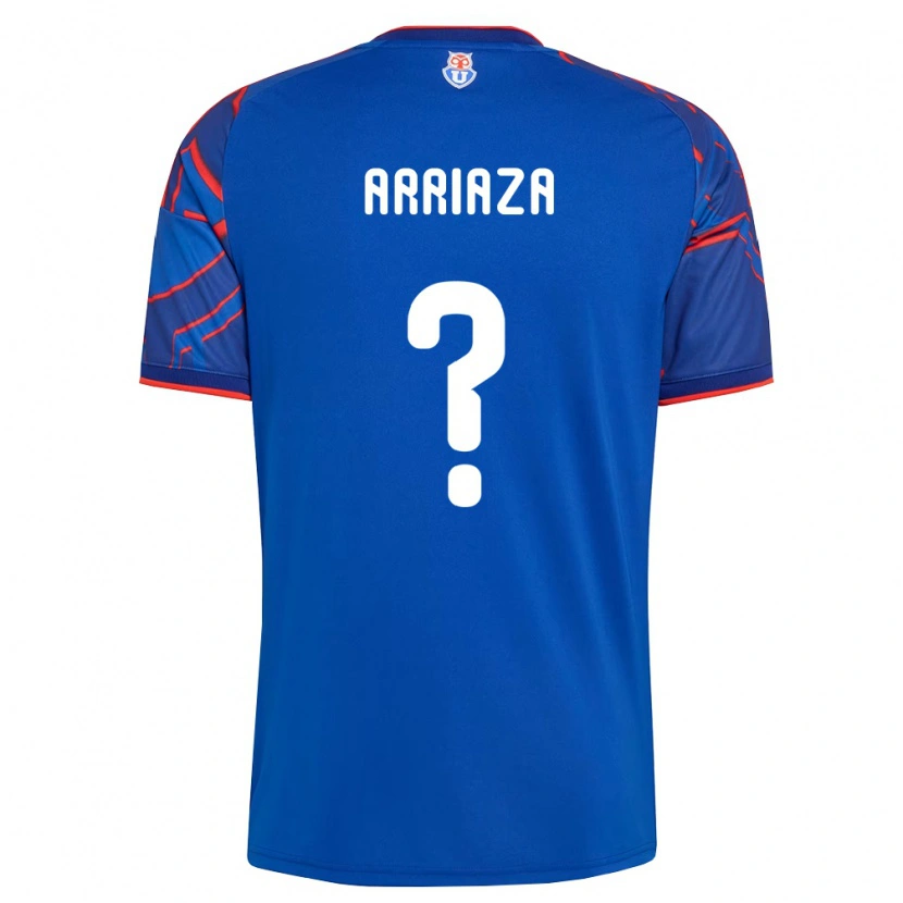 Danxen Dzieci Cristóbal Arriaza #0 Królewski Niebieski Czerwony Domowa Koszulka 2026/27 Koszulki Klubowe
