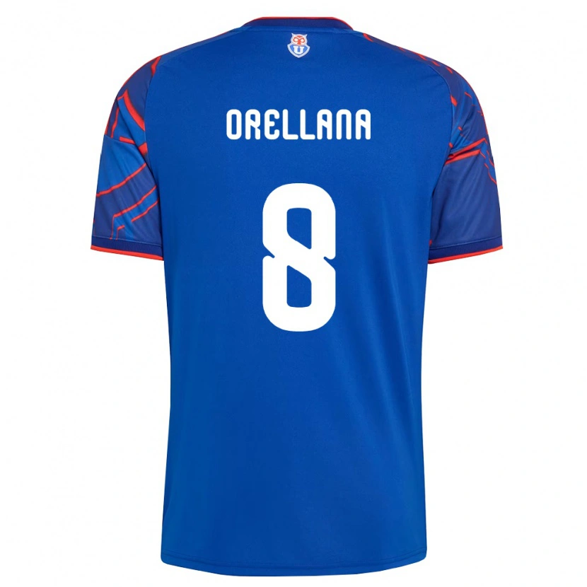 Danxen Dzieci Denisse Orellana #8 Królewski Niebieski Czerwony Domowa Koszulka 2026/27 Koszulki Klubowe