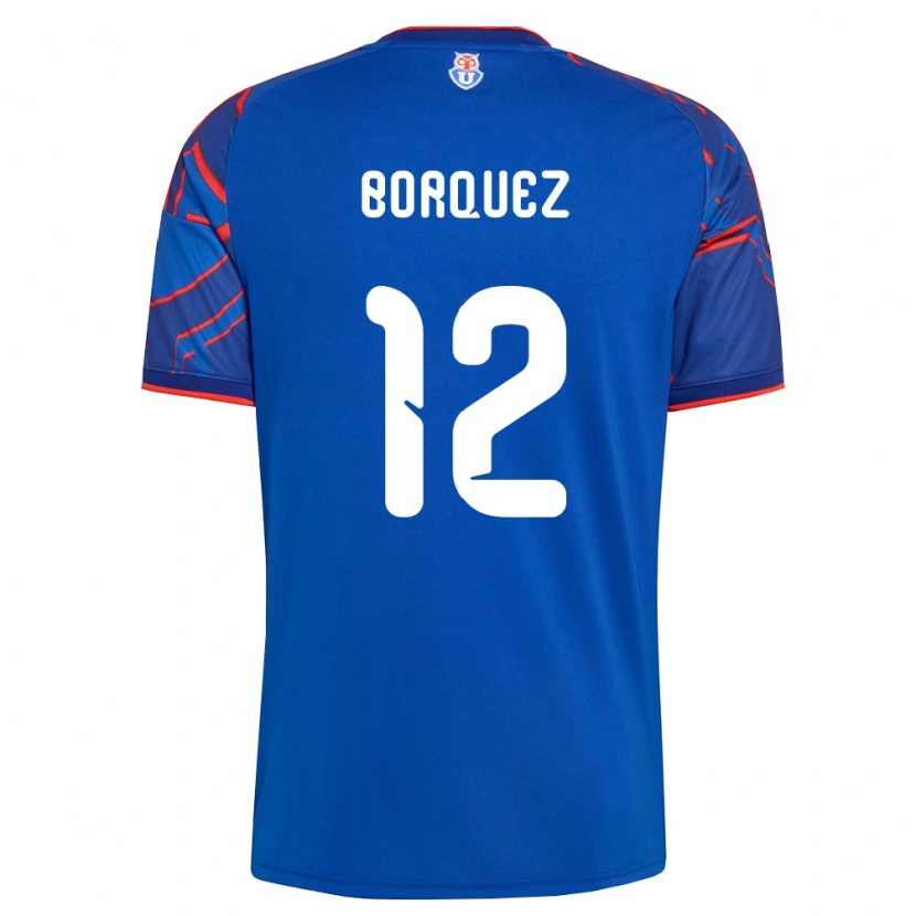 Danxen Dzieci Gabriela Bórquez #12 Królewski Niebieski Czerwony Domowa Koszulka 2026/27 Koszulki Klubowe