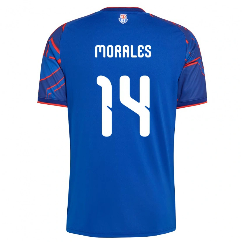 Danxen Dzieci Marcelo Morales #14 Królewski Niebieski Czerwony Domowa Koszulka 2026/27 Koszulki Klubowe