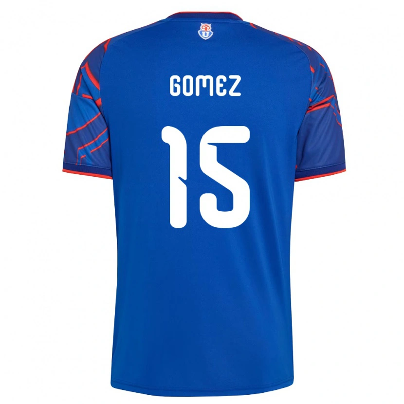 Danxen Dzieci Juan Pablo Gómez #15 Królewski Niebieski Czerwony Domowa Koszulka 2026/27 Koszulki Klubowe