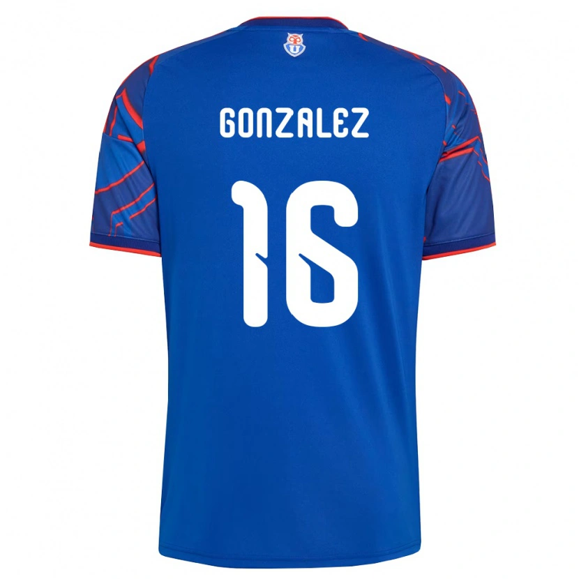 Danxen Dzieci Monserratt González #16 Królewski Niebieski Czerwony Domowa Koszulka 2026/27 Koszulki Klubowe
