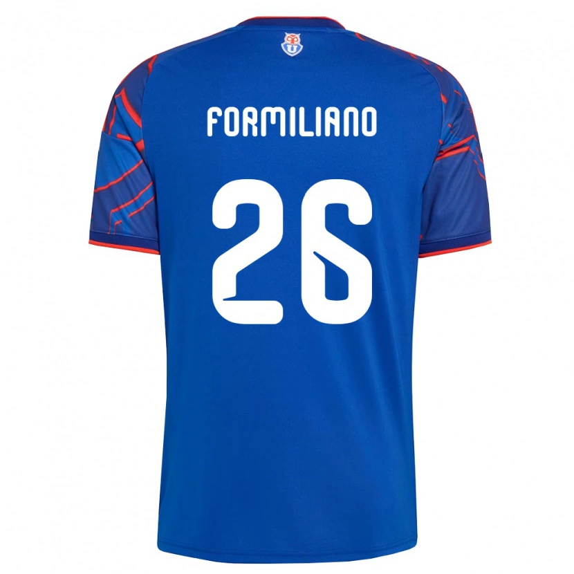 Danxen Dzieci Fabricio Formiliano #26 Królewski Niebieski Czerwony Domowa Koszulka 2026/27 Koszulki Klubowe