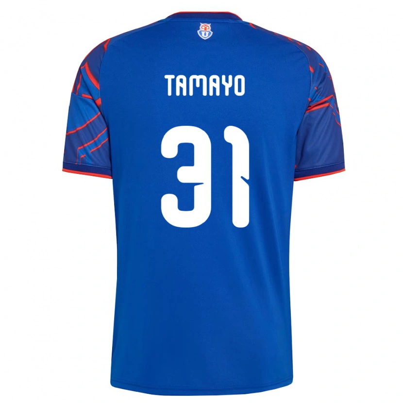Danxen Dzieci Bianneider Tamayo #31 Królewski Niebieski Czerwony Domowa Koszulka 2026/27 Koszulki Klubowe