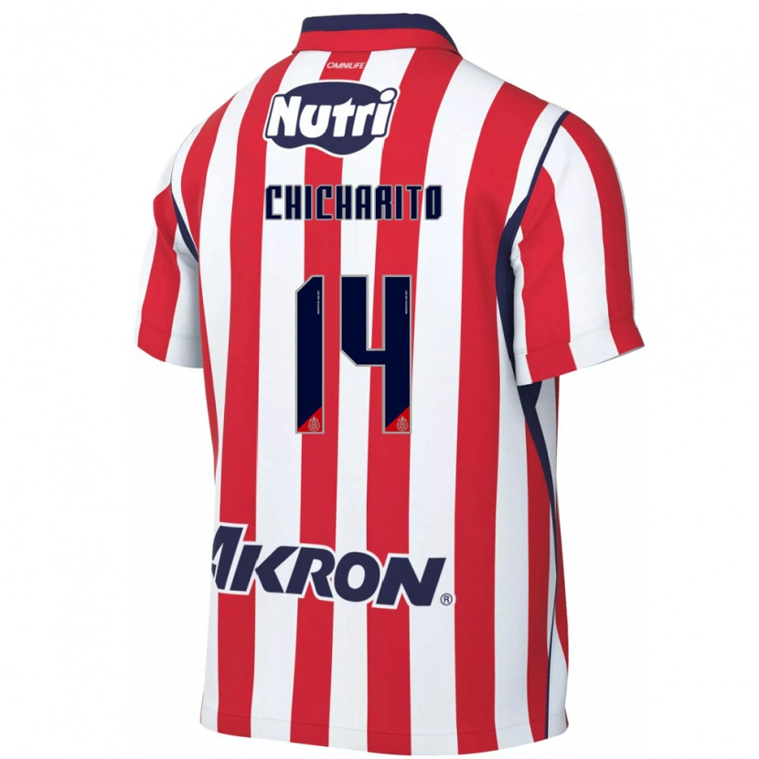 Danxen Dzieci Chicharito #14 Czerwony Biały Domowa Koszulka 2026/27 Koszulki Klubowe