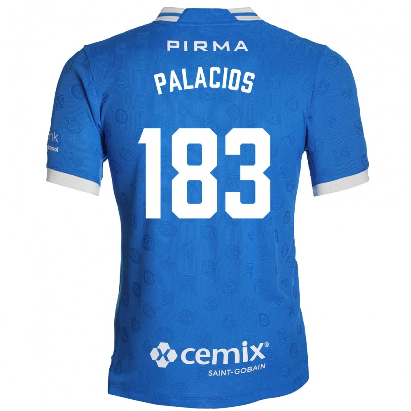 Danxen Dzieci Kelvin Palacios #183 Niebieski Biały Czerwony Domowa Koszulka 2026/27 Koszulki Klubowe