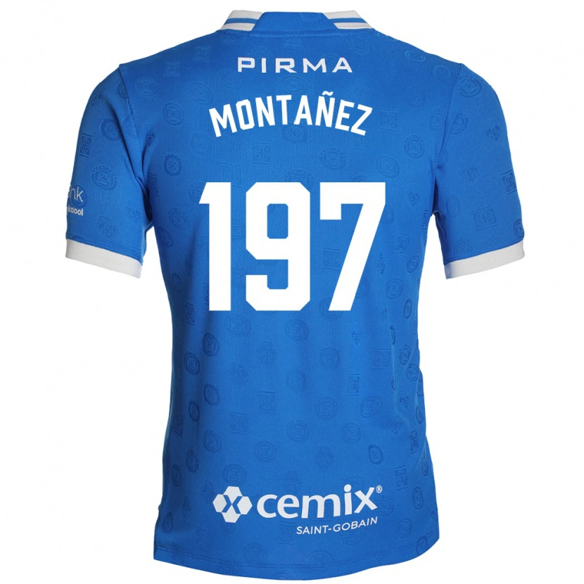 Danxen Dzieci Humberto Montañez #197 Niebieski Biały Czerwony Domowa Koszulka 2026/27 Koszulki Klubowe