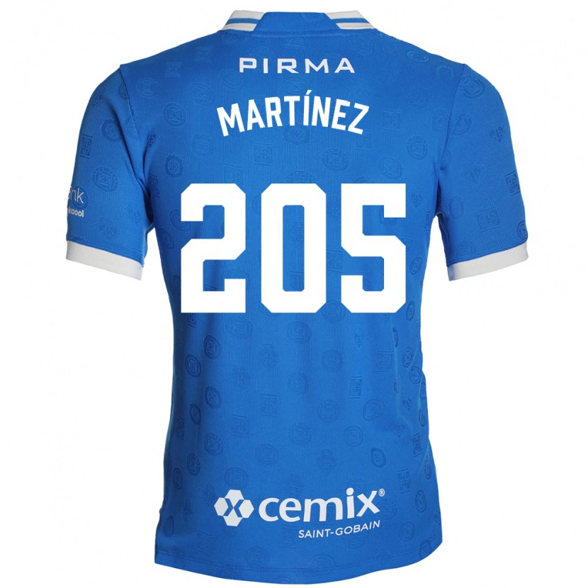 Danxen Dzieci César Martínez #205 Niebieski Biały Czerwony Domowa Koszulka 2026/27 Koszulki Klubowe